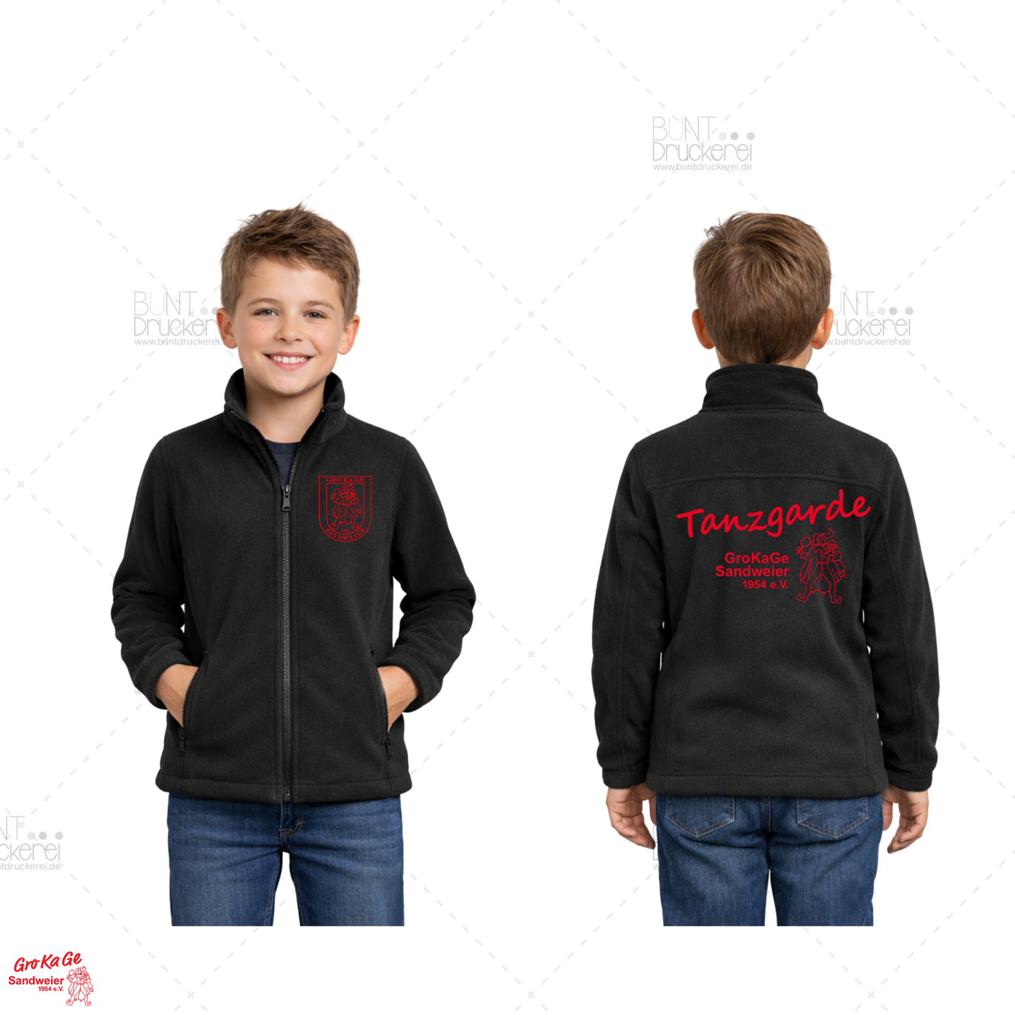 FleeceJacke Tanzgarde KIND unisex