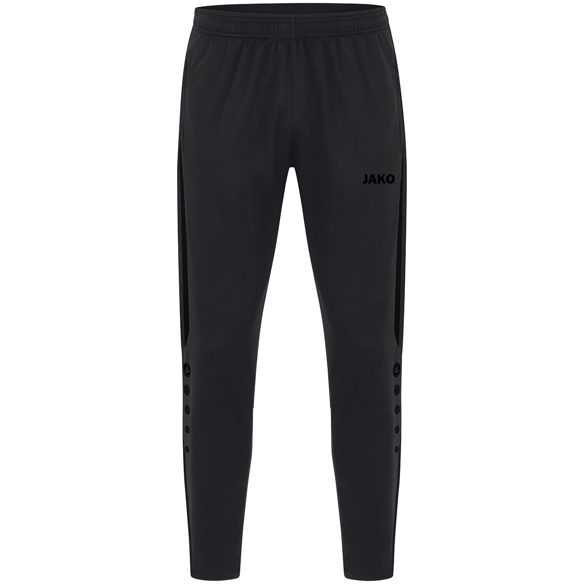 JAKO 9223 Polyesterhose Power in Schwarz – Vorderansicht