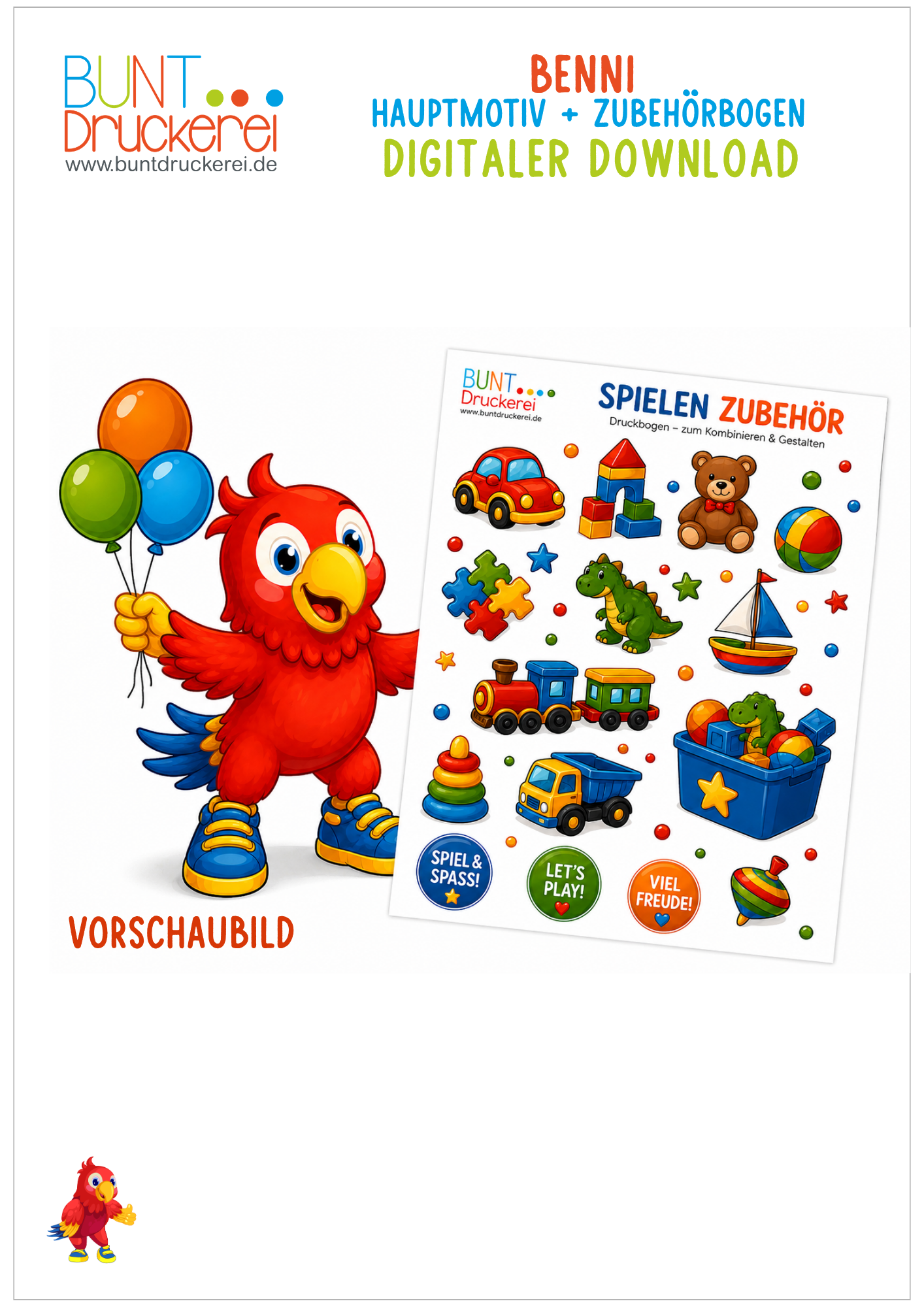Benni spielt – digitaler Download