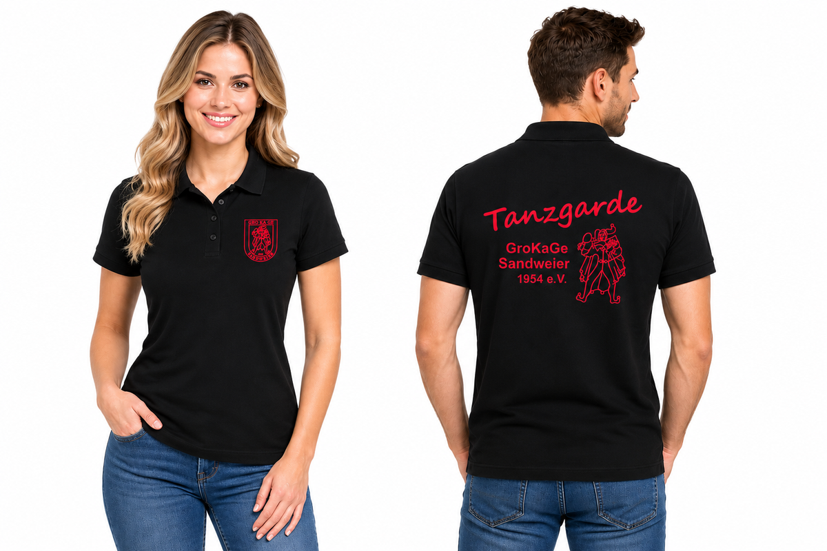 Polo Basic GroKaGe-Tanzgarde - schwarz