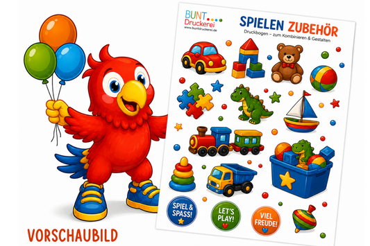 Benni- spielt NEU Bügelbild Motiv